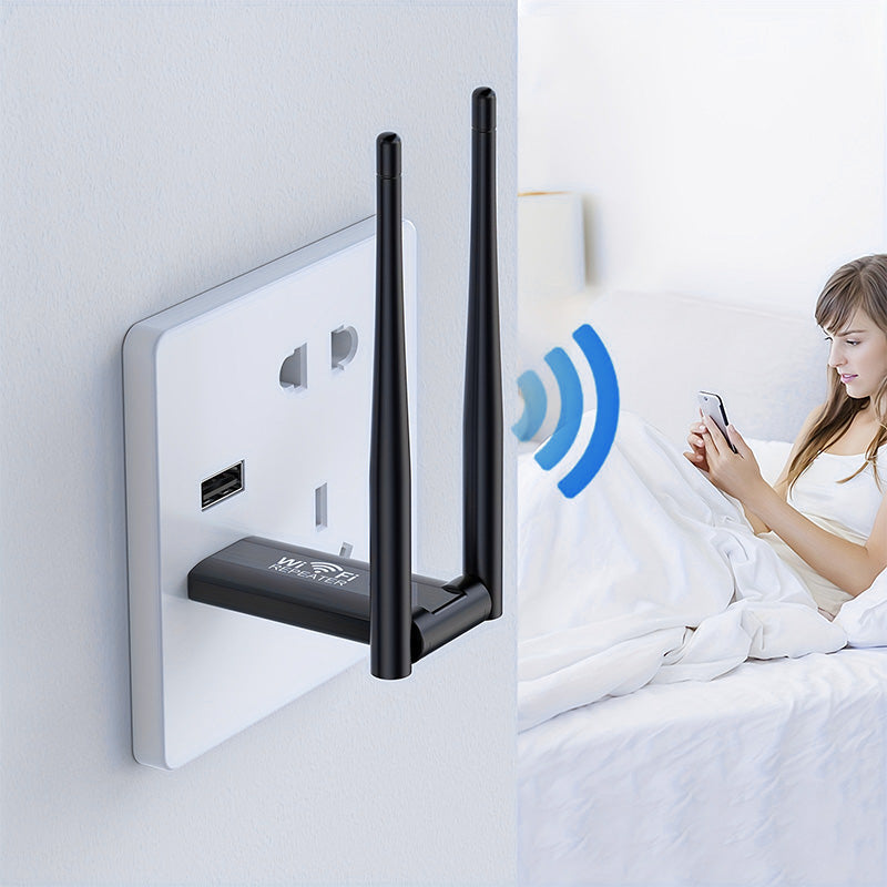 300Mbps Wireless Range Extender | USB Powered, Compact & Portable