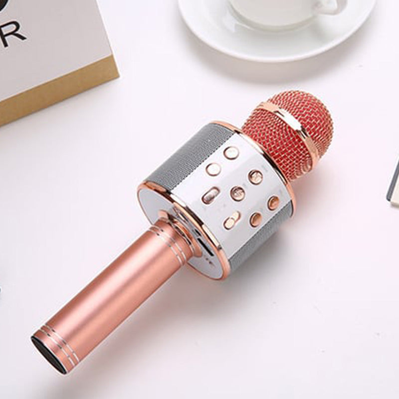 Bluetooth Karaoke Microphone with Speaker - Wireless Design