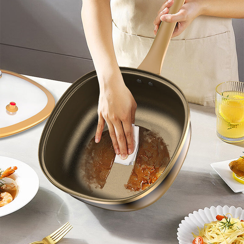 Non-Stick Frying Pan with Titanium Coating for Oil-Free Cooking