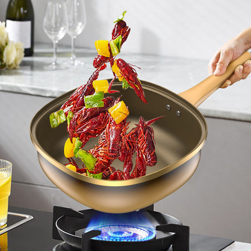 Non-Stick Frying Pan with Titanium Coating for Oil-Free Cooking