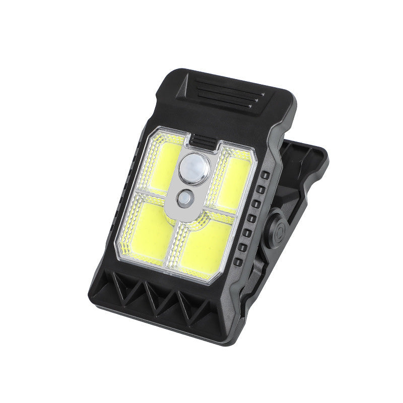 Motion Sensor Solar Clip Light with USB-C Charging