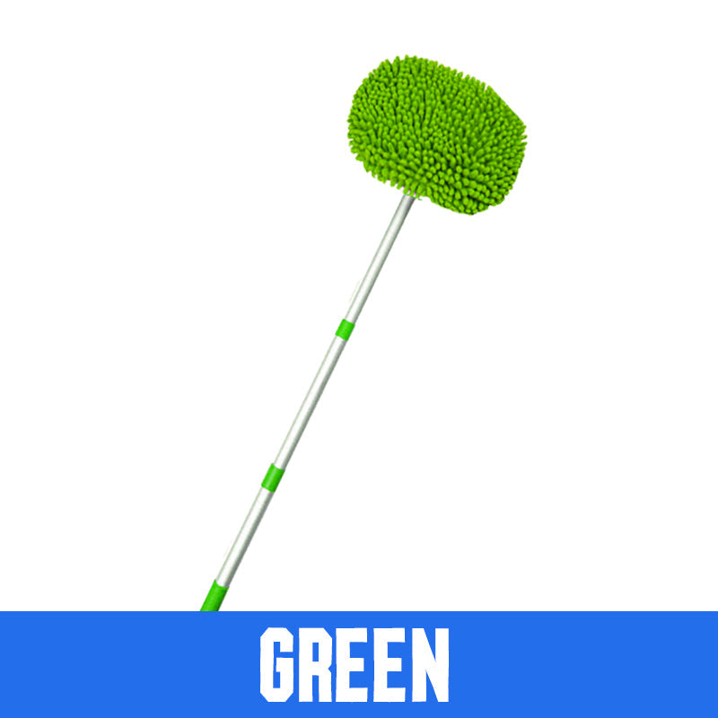 Aluminum Telescoping Car Wash Mop with Microfiber Cleaning Brush