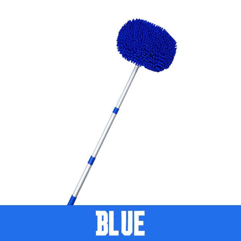 Aluminum Telescoping Car Wash Mop with Microfiber Cleaning Brush