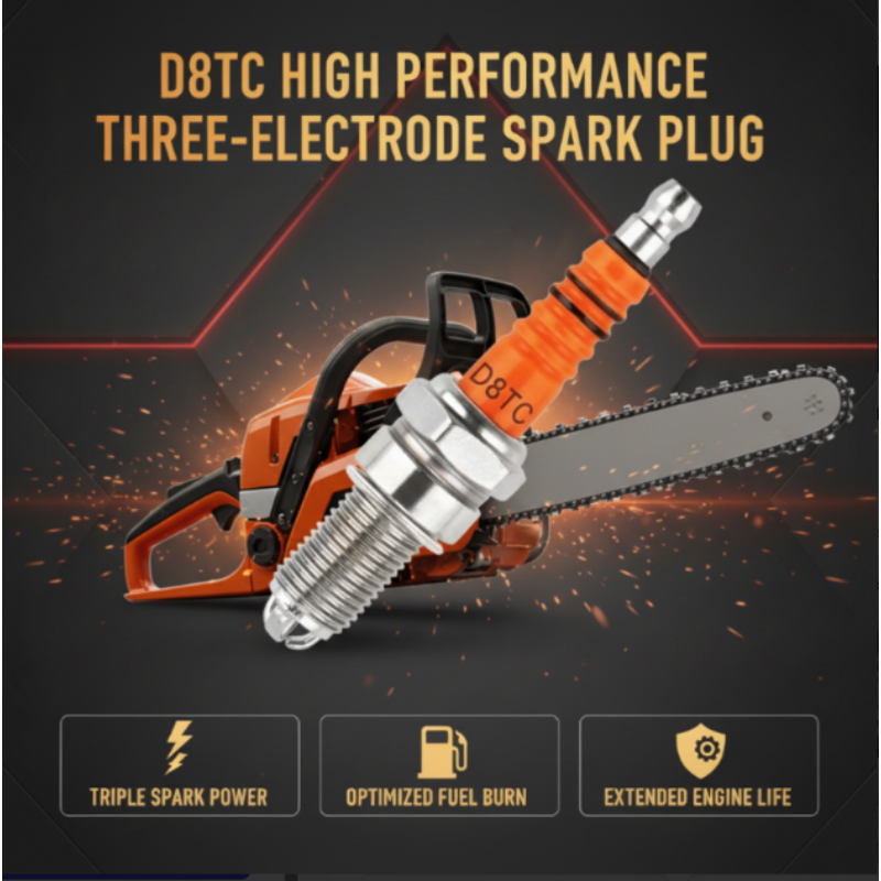 High Performance Spark Plug with Three Electrode Configuration