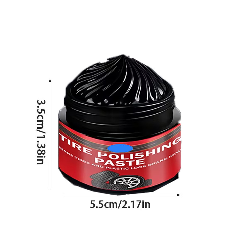 Deep Black Tire Care Paste with UV Protection