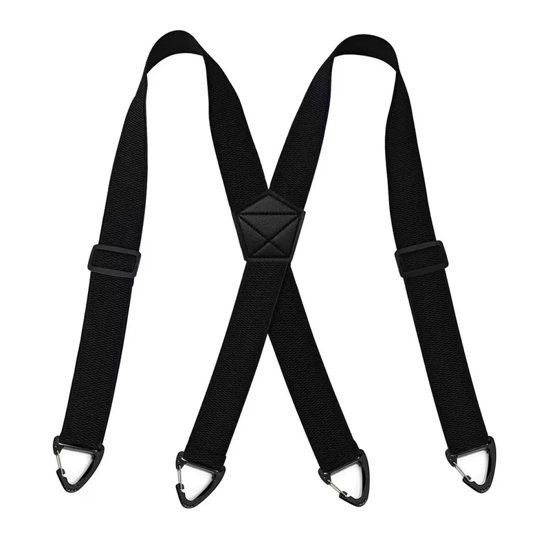 Adjustable X-Back and Y-Shape Hook Clip Suspenders for Men