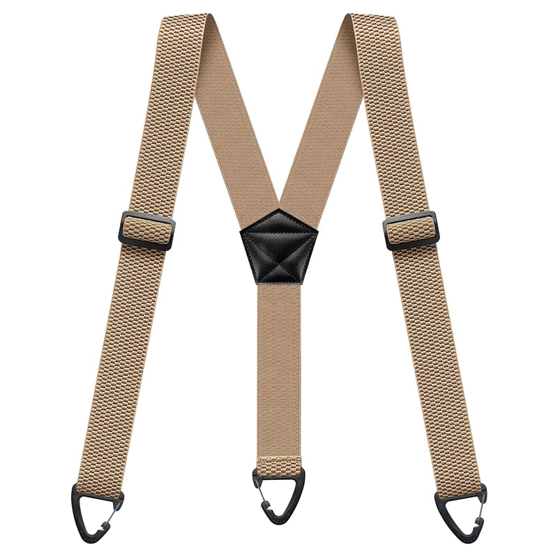 Adjustable X-Back and Y-Shape Hook Clip Suspenders for Men