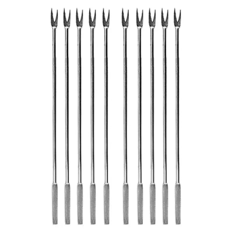 Seafood Tool Kit - Stainless Steel Crab Crackers and Lobster Forks