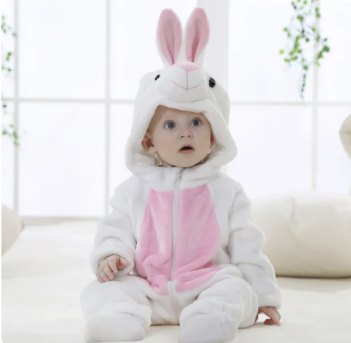 Cozy Critter Fleece Jumpsuit for Infants