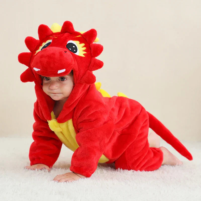 Cozy Critter Fleece Baby Jumpsuit