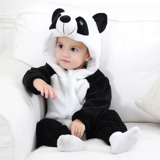 Cozy Critter Fleece Jumpsuit for Infants