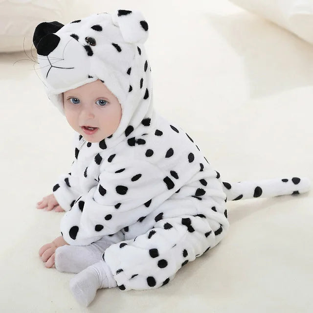 Cozy Critter Fleece Baby Jumpsuit