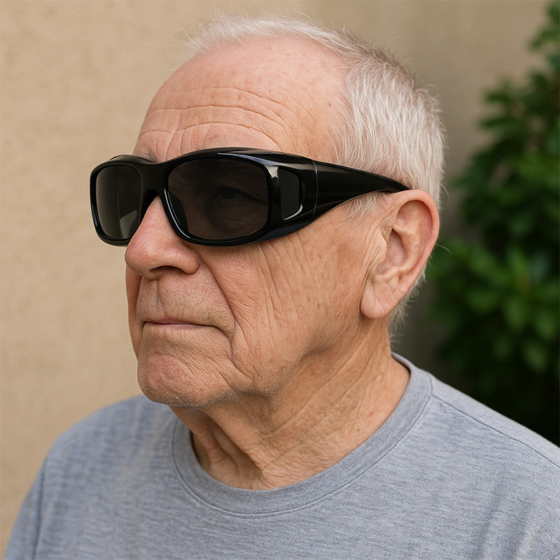 Polarized Clip-On Sunglasses for Regular Glasses | UV Protection | Anti-Glare