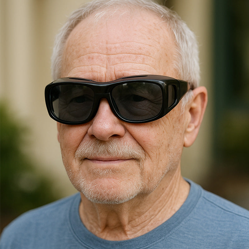 Polarized Clip-On Sunglasses for Regular Glasses | UV Protection | Anti-Glare