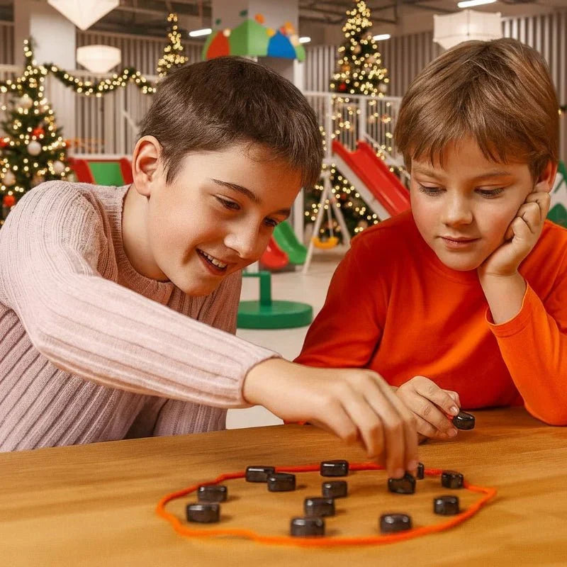 Folding Magnetic Chess Set for Travel with 32 Game Pieces