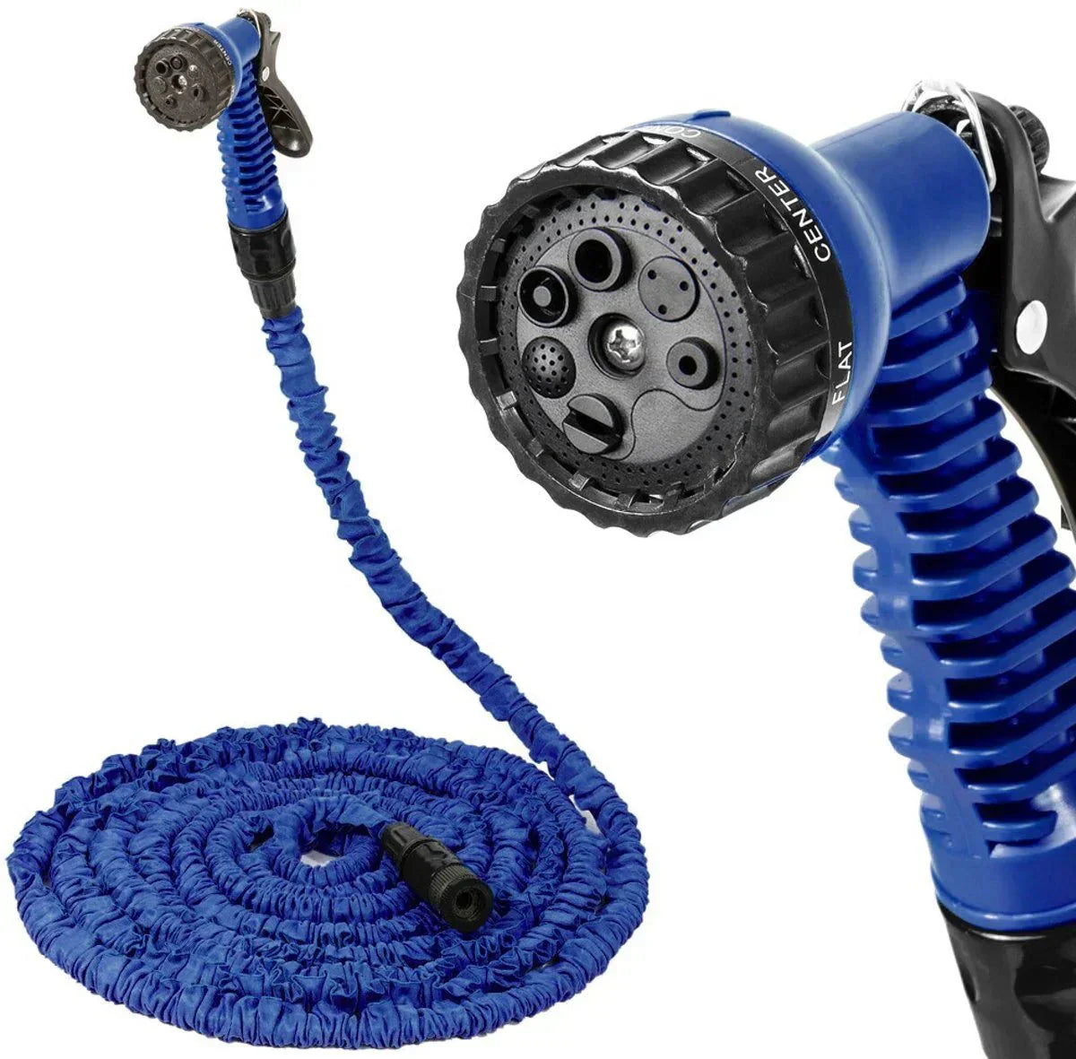 Expandable Garden Hose with Spray Nozzle – Stretches 3 Times