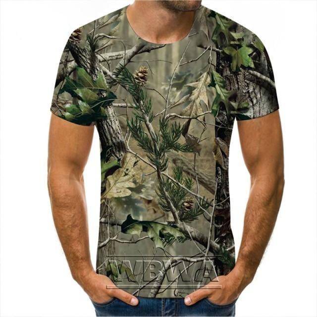 Camouflage T-Shirt for Outdoor Hunting Activities