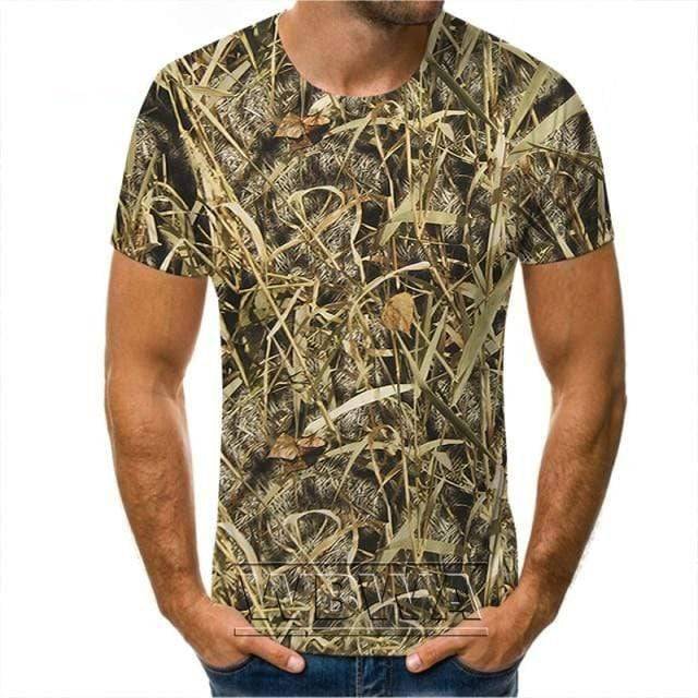 Camouflage T-Shirt for Outdoor Hunting Activities