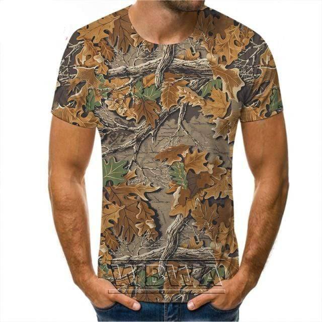 Camouflage T-Shirt for Outdoor Hunting Activities