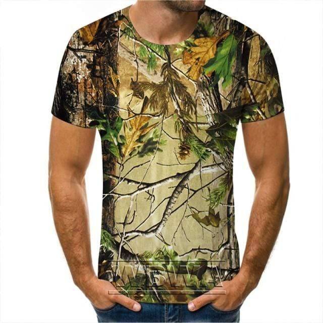 Camouflage T-Shirt for Outdoor Hunting Activities
