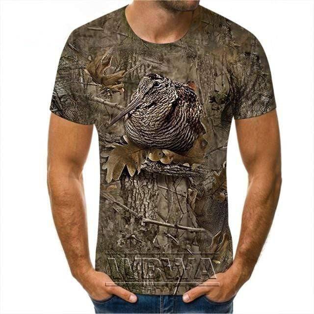 Camouflage T-Shirt for Outdoor Hunting Activities