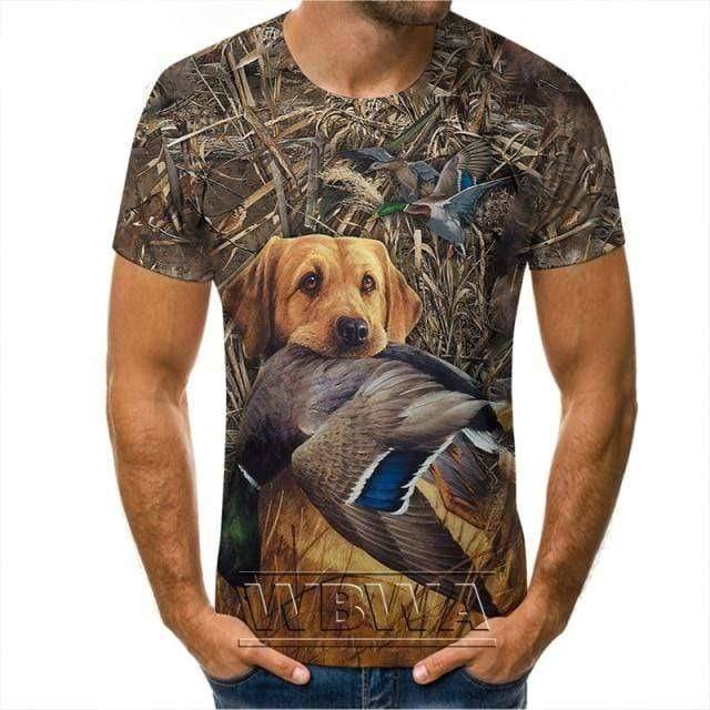 Camouflage T-Shirt for Outdoor Hunting Activities