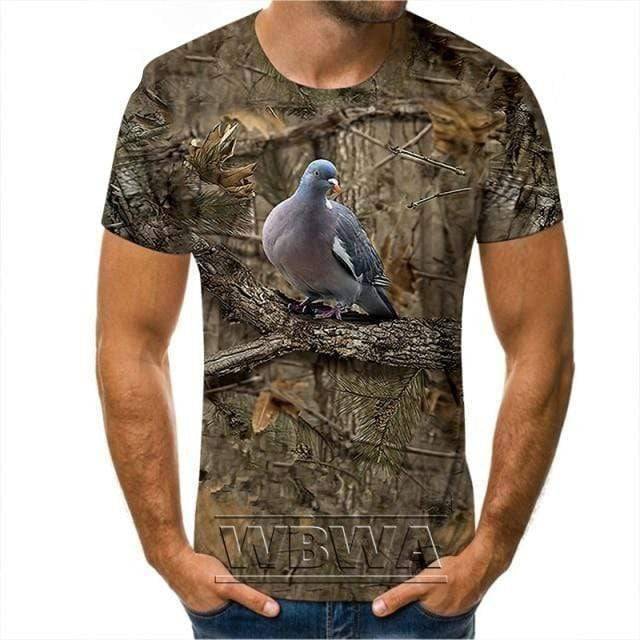 Camouflage T-Shirt for Outdoor Hunting Activities