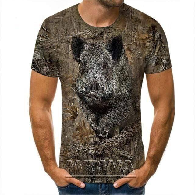 Camouflage T-Shirt for Outdoor Hunting Activities