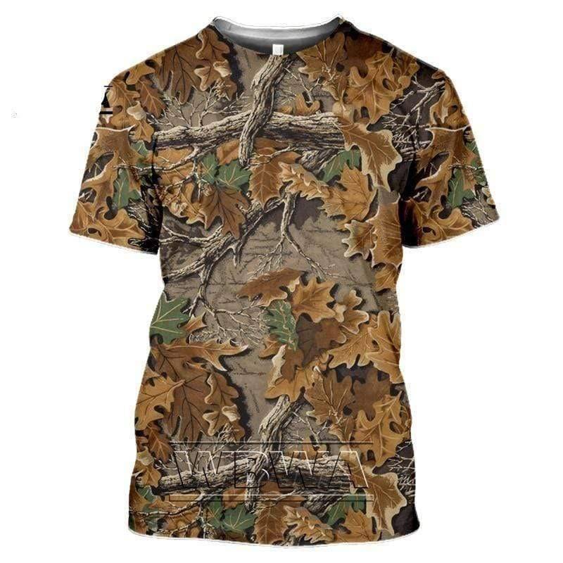 Camouflage T-Shirt for Outdoor Hunting Activities