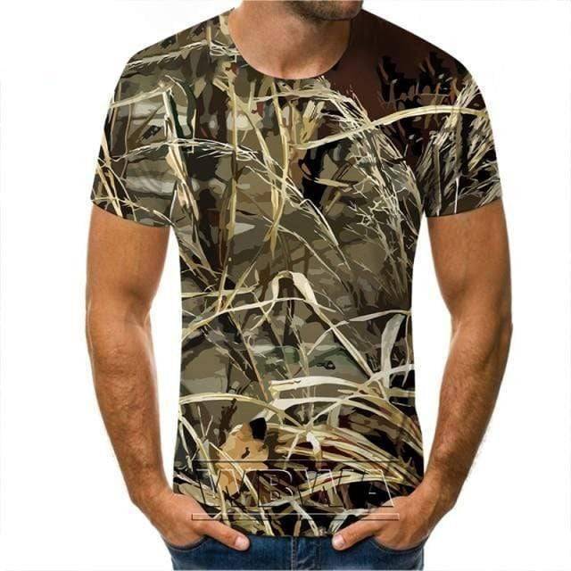 Camouflage T-Shirt for Outdoor Hunting Activities