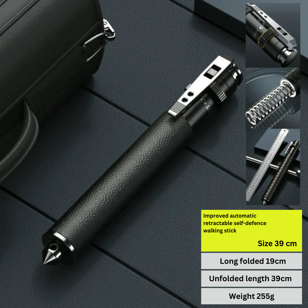 Folding Support Cane with Anti-Slip Handle – Telescopic Walking Stick for Outdoors