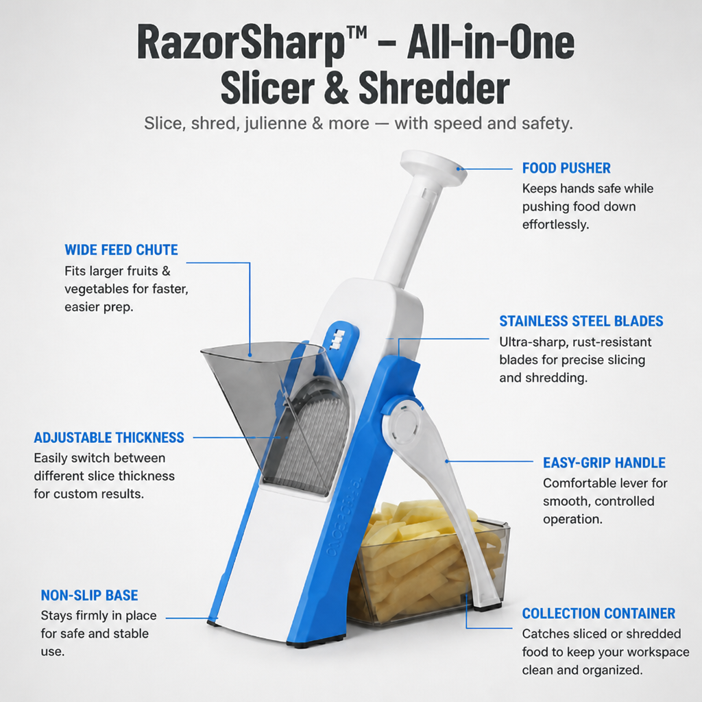RazorSharp™ — Effortless Precision That Turns Meal Prep Into Joy