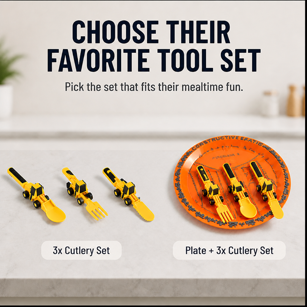 TurboTots™ Cutlery — Ignite Your Child’s Confidence and Turn Every Meal into Playful Adventure