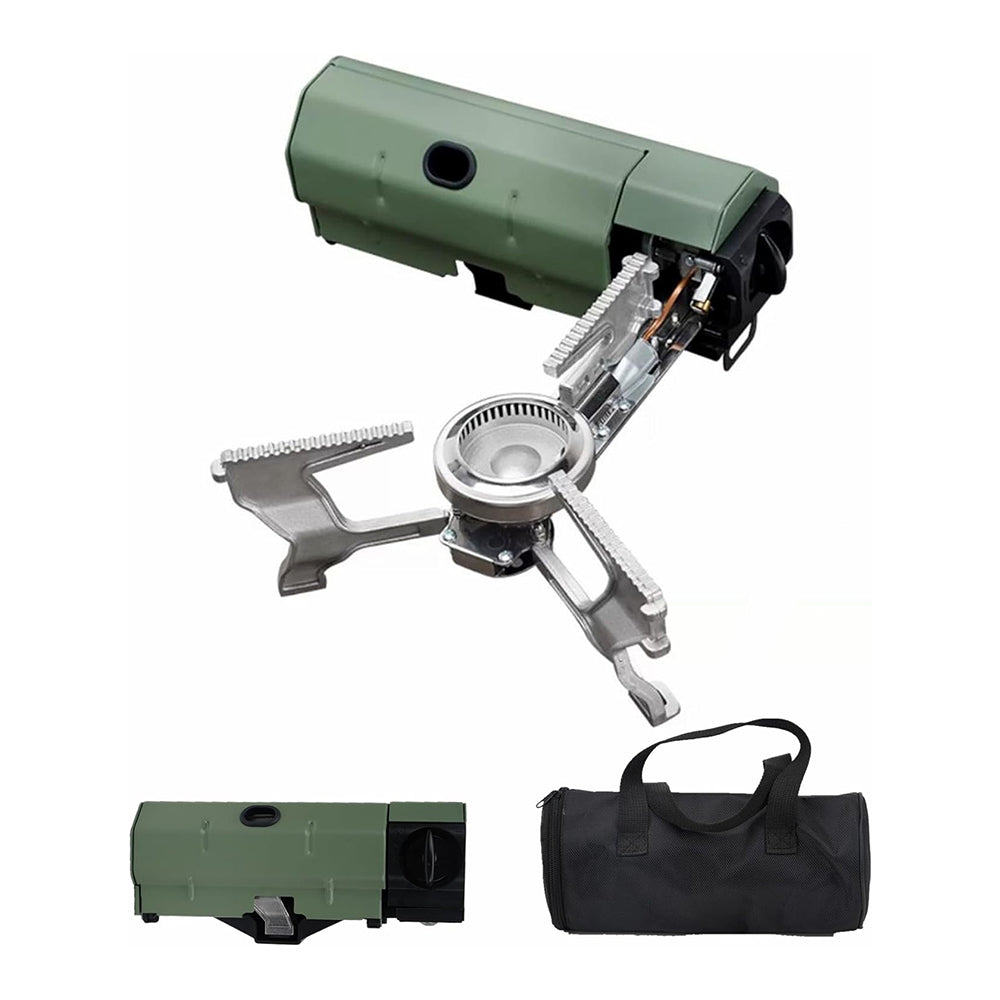 Compact and Foldable Camping Stove for Outdoor Cooking – Aluminum Butane Propane Cooker
