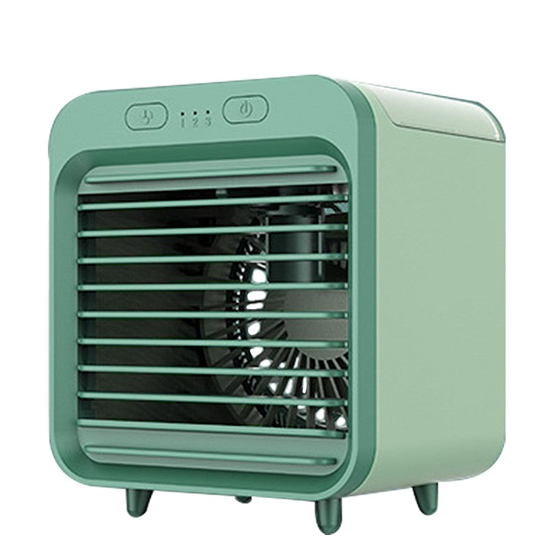 Compact USB Desk Fan with Humidifier – Mini Personal Air Cooler
