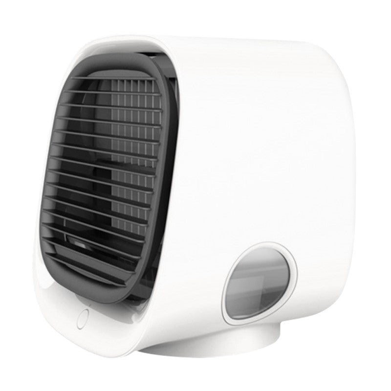 Compact USB Desk Fan with Humidifier – Mini Personal Air Cooler