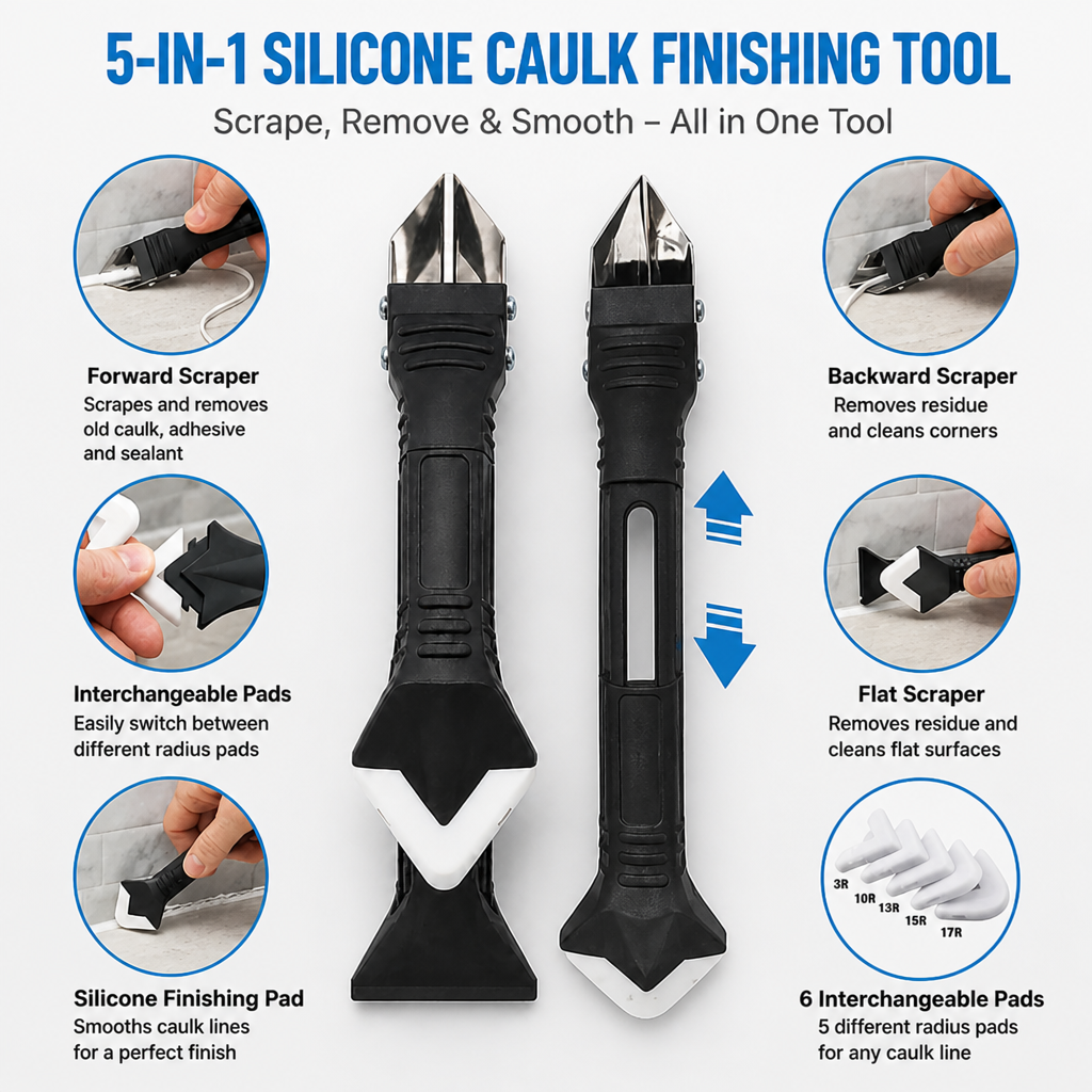 SealCraftPro™ — Slice Through Caulk Chaos for Perfect, Pro-Level Edges Every Time