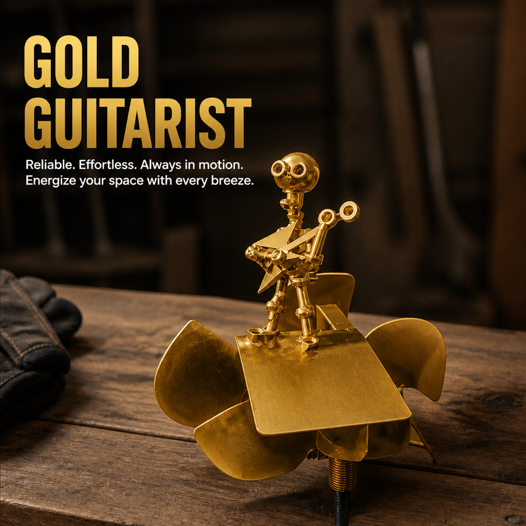 PulseRocker™ — Ignite Your Garden with Nonstop Wind-Powered Rock ‘n’ Roll Energy