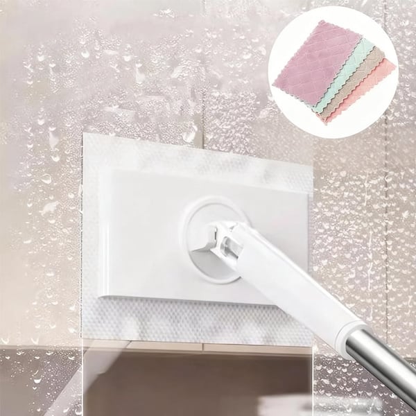 Flat Mop with Rotating Head – Hands-Free Pad System
