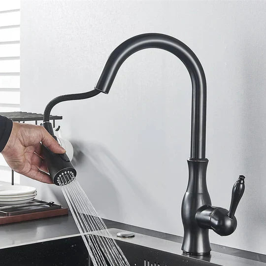Versatile Pull-Down Kitchen Faucet for Effortless Tasks