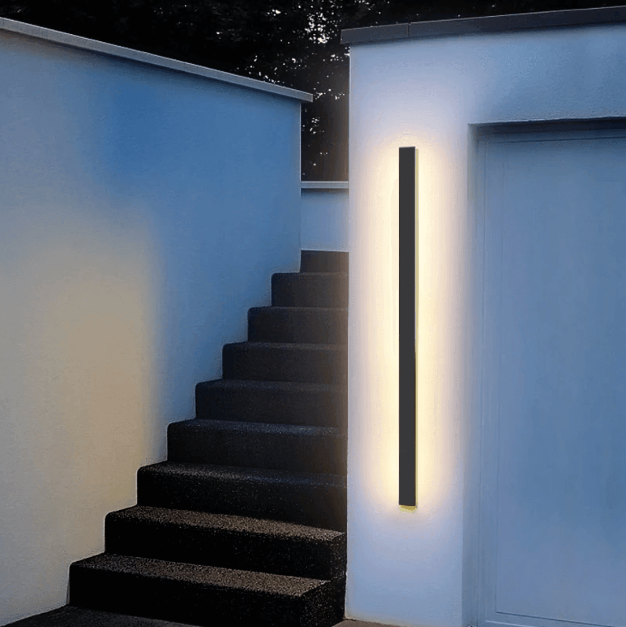 Vertical Waterproof Outdoor LED Wall Light