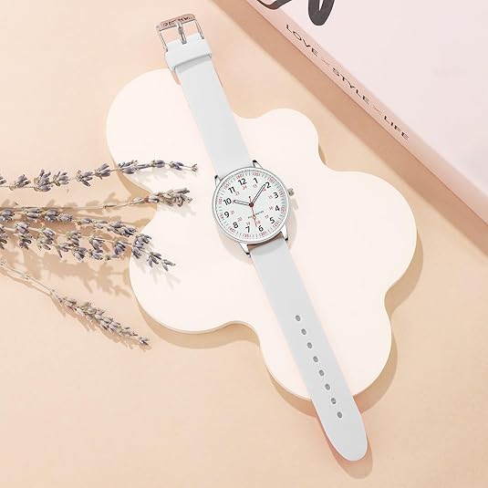 Silicone Nurse Watch with Second Hand – Waterproof Design for Healthcare