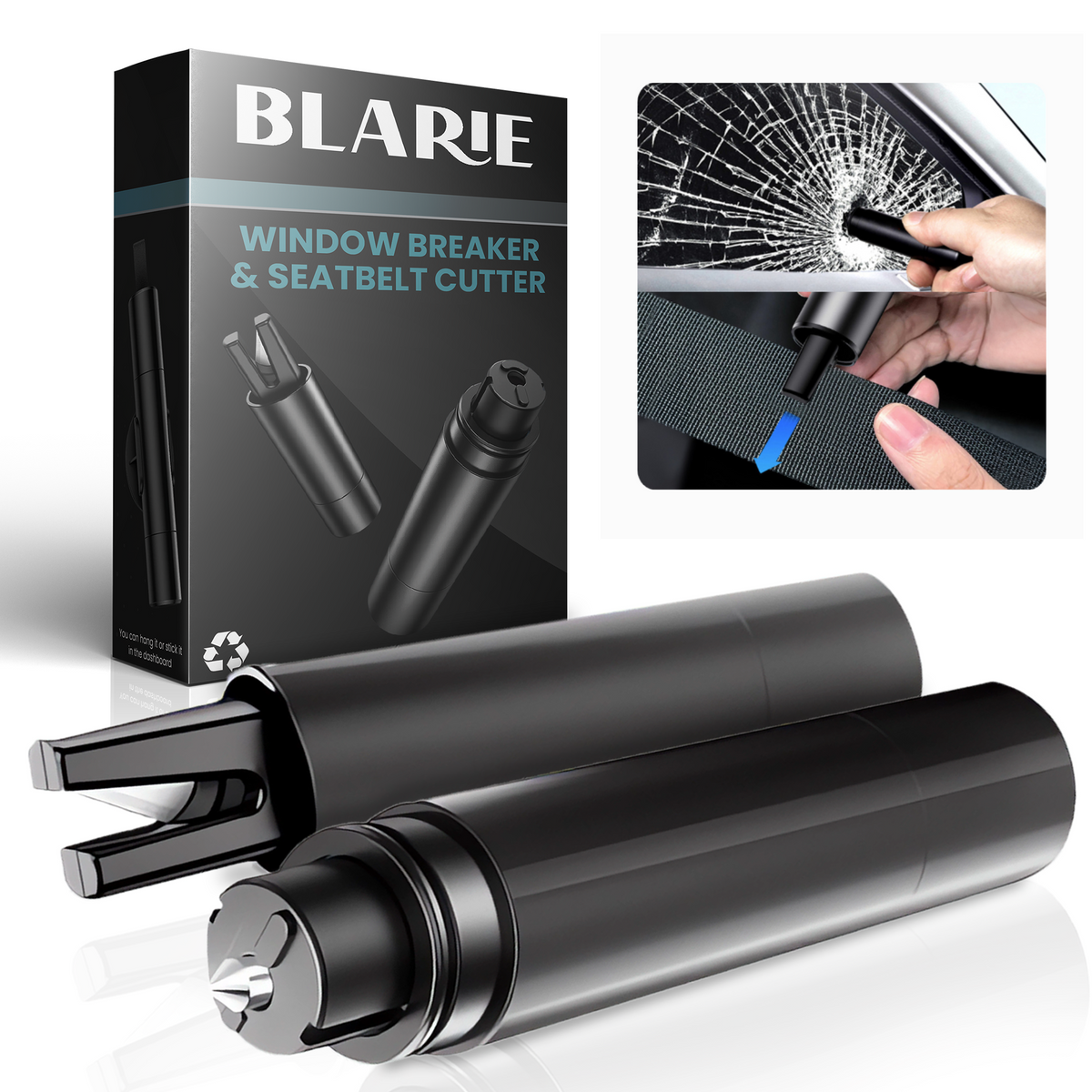 Car Escape Tool – Compact Safety Hammer and Window Breaker for Emergencies