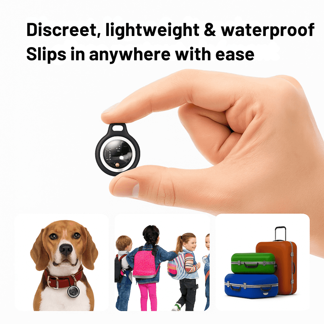Waterproof GPS Locator for Personal Items – Real-Time Tracker with No Fees for Keys and Bags