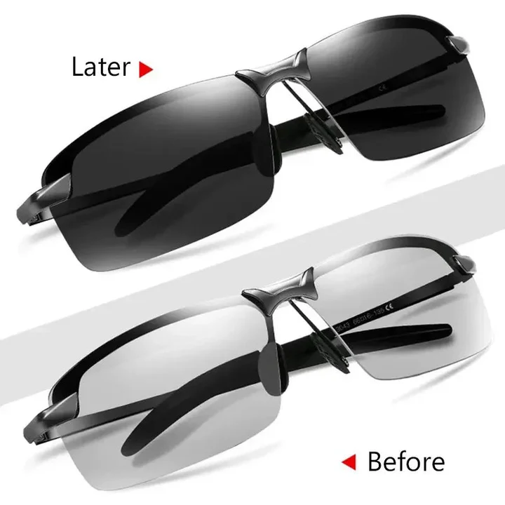 Photochromic Sunglasses with Polarized Lenses – Light-Adaptive for Outdoor Activities
