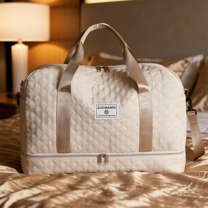 Travel Tote with Separate Shoe Storage – Stay Organized