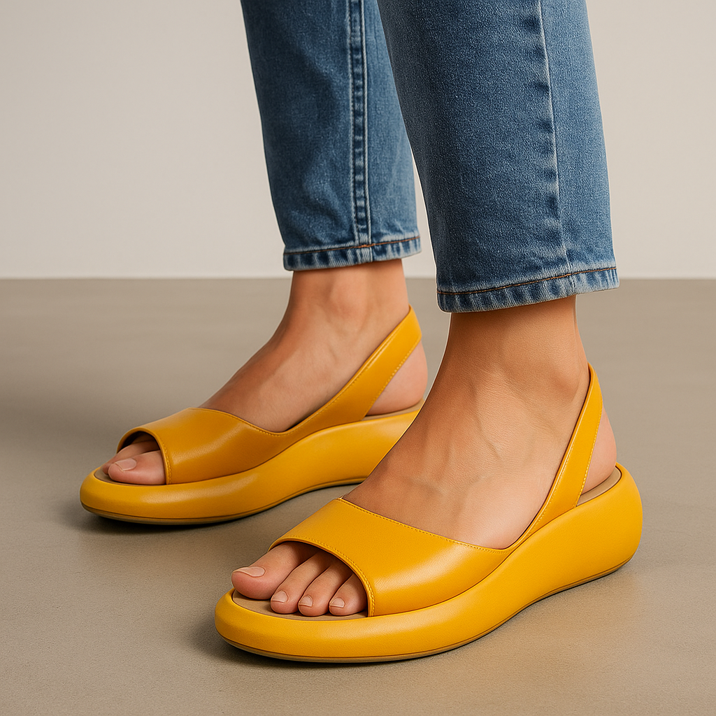 Adjustable Open-Toe Flat Sandals for Women – Breathable Summer Footwear in 5 Colors