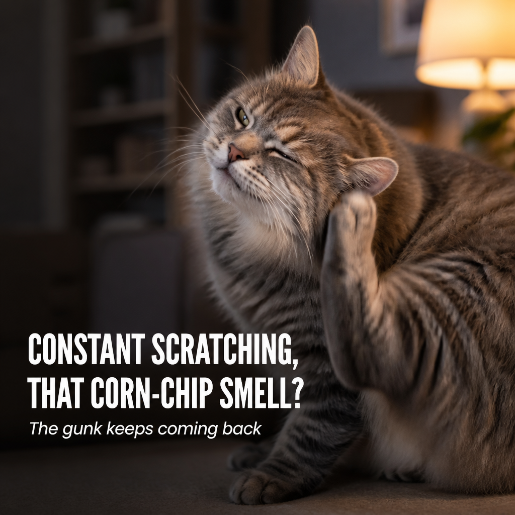 SereniPaw™ — Calm the Itch, Clear the Gunk & Freshen Ears Daily Without the Sting