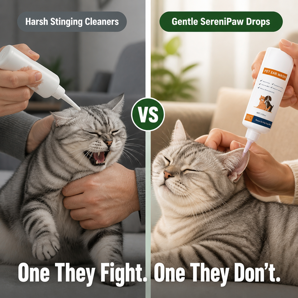 SereniPaw™ — Calm the Itch, Clear the Gunk & Freshen Ears Daily Without the Sting
