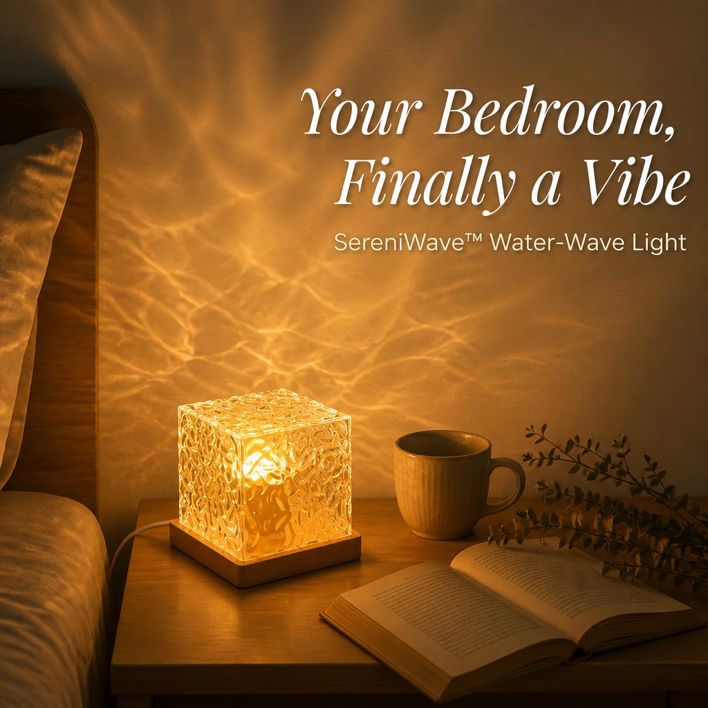 Water-Wave Light for Room Ambiance – Soothing Slow-Rolling Effects